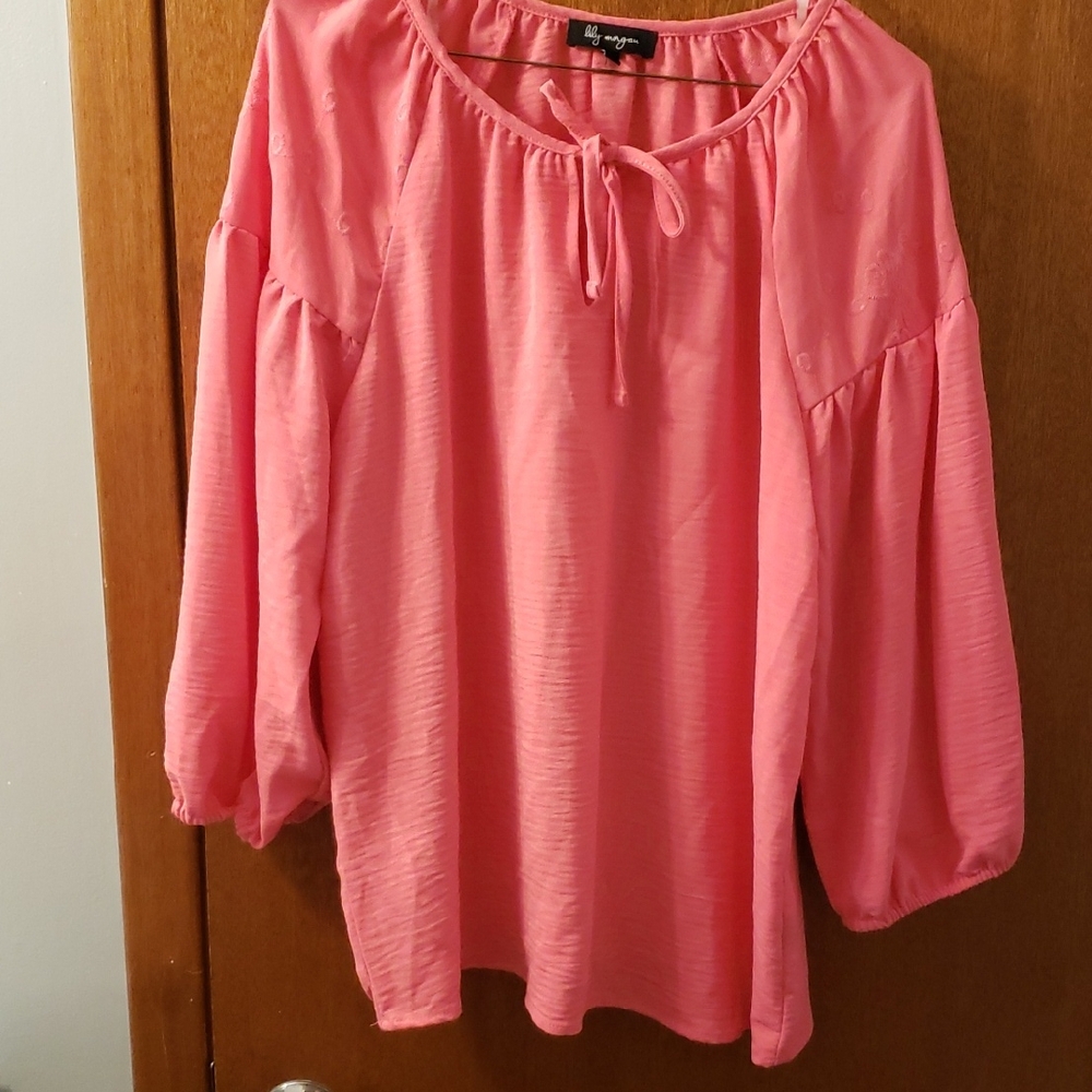 Coral Blouse for Women